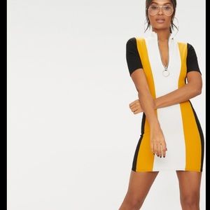 PLT Yellow motocross ring pull dress